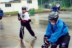 Meisterschaftsspiel gegen Street Panthers Luthern (09.06.2001)